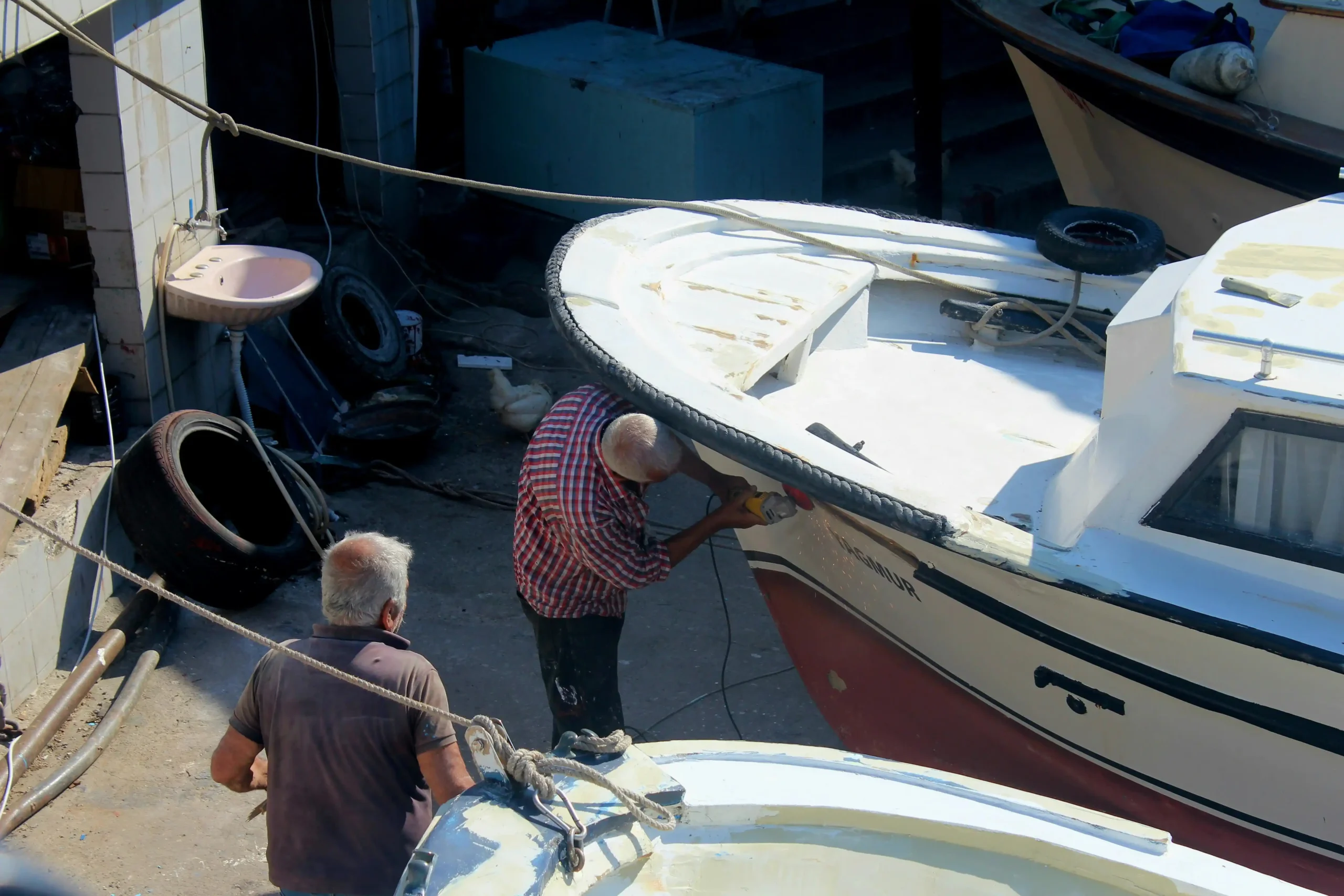 boat marine repair